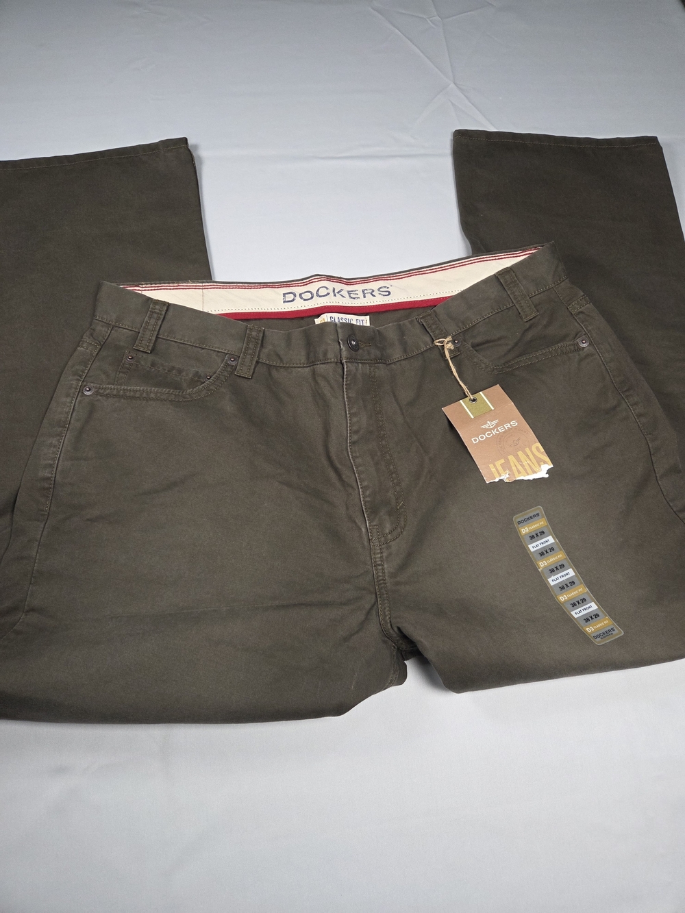 Dockers Men’s Olive Green Classic Fit Jeans